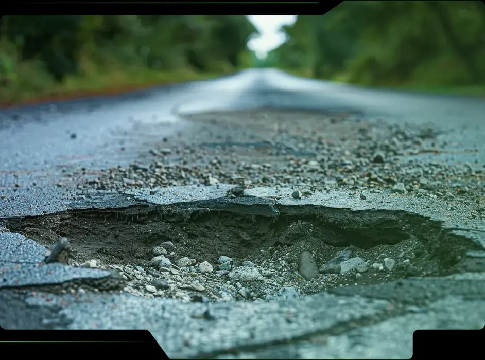 Workers laying paving stones